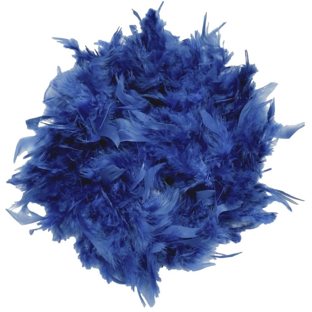 Navy Blue 3 Ct Chandelle Feather Boa 45 gm 2 yds